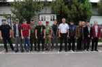 В Кизляре прошла очередная отправка новобранцев