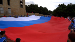 В Дербенте развернули триколор ко Дню Государственного флага РФ