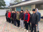 Первая партия новобранцев отправилась служить Родине