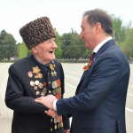 Заур Аскендеров поздравил Героя России Ибрагима-Пашу Садыкова с днём рождения