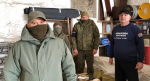 Общественное движение «Народный фронт» обеспечило военную комендатуру в Херсонской области модульным сооружением-укрытием